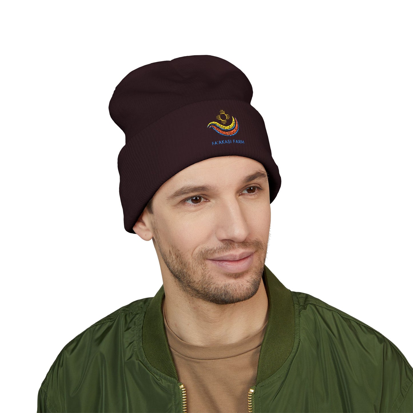 Fa’akasi Farm Classic Cuffed Beanie (Embroidery)