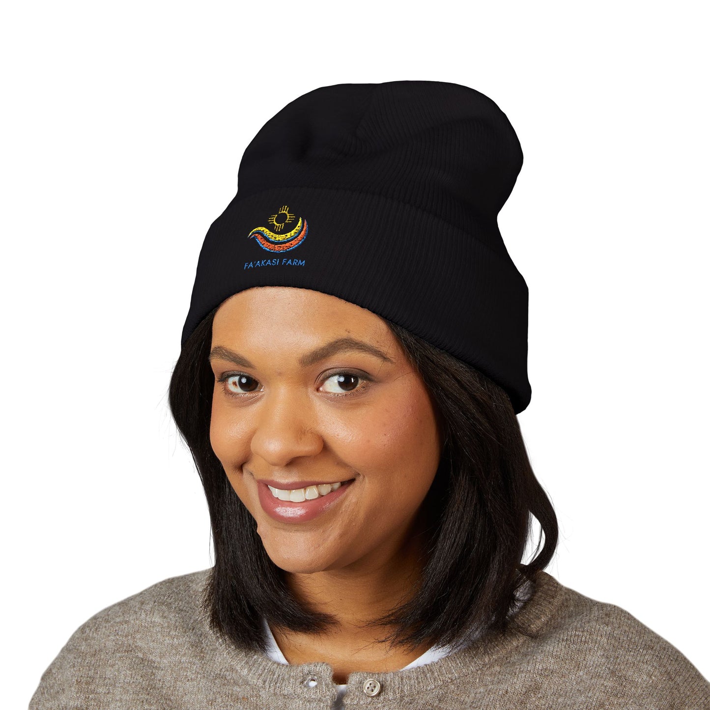 Fa’akasi Farm Classic Cuffed Beanie (Embroidery)