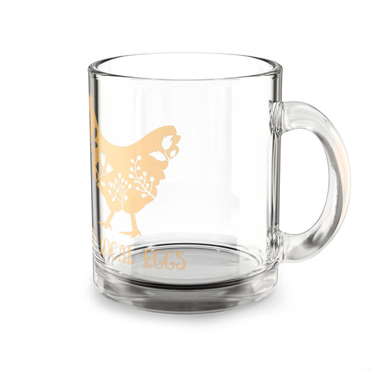 Buy Local Eggs Glass Mug, 10oz
