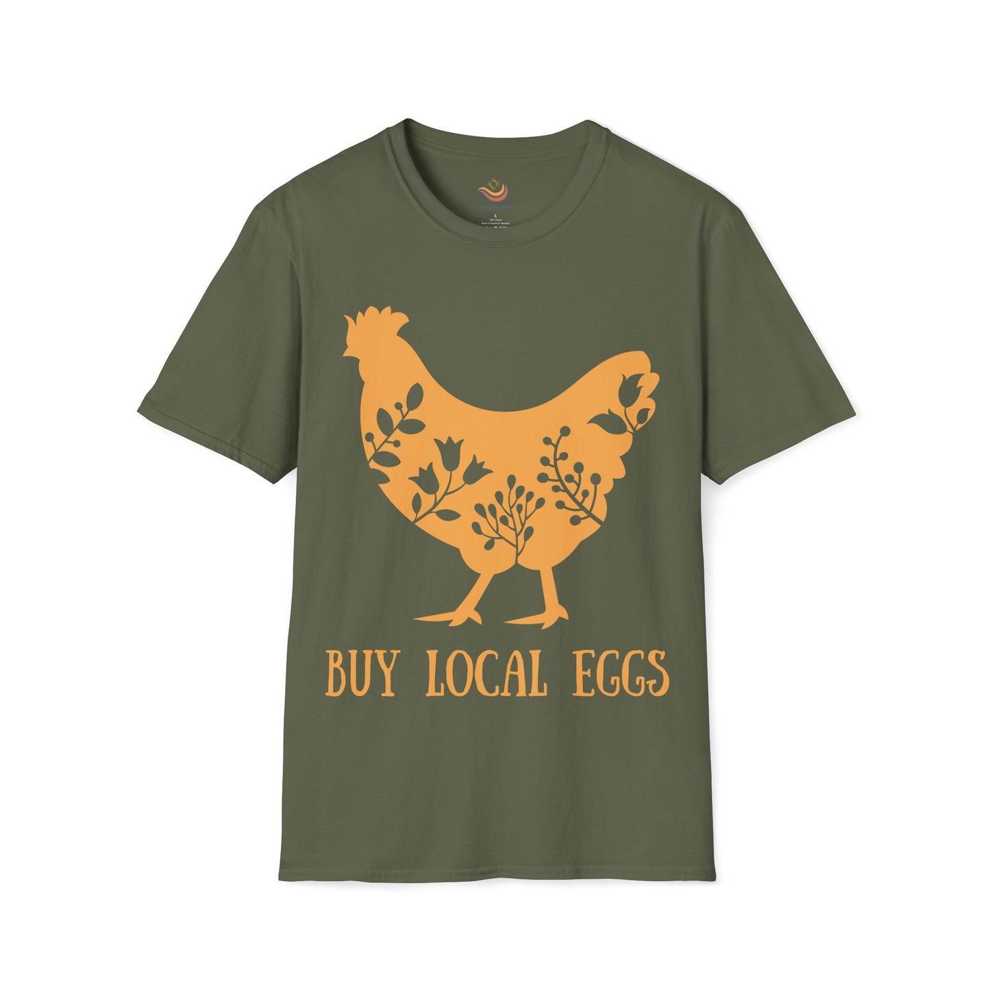 Eat Local Eggs Unisex Softstyle T-Shirt