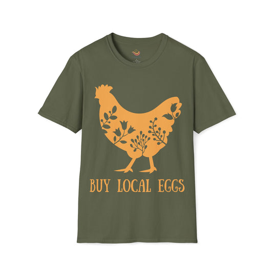 Eat Local Eggs Unisex Softstyle T-Shirt