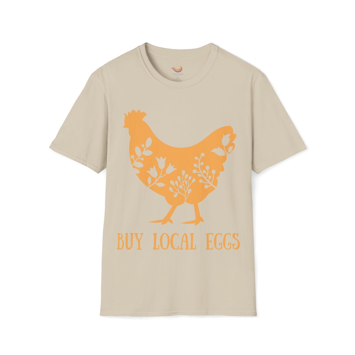 Eat Local Eggs Unisex Softstyle T-Shirt