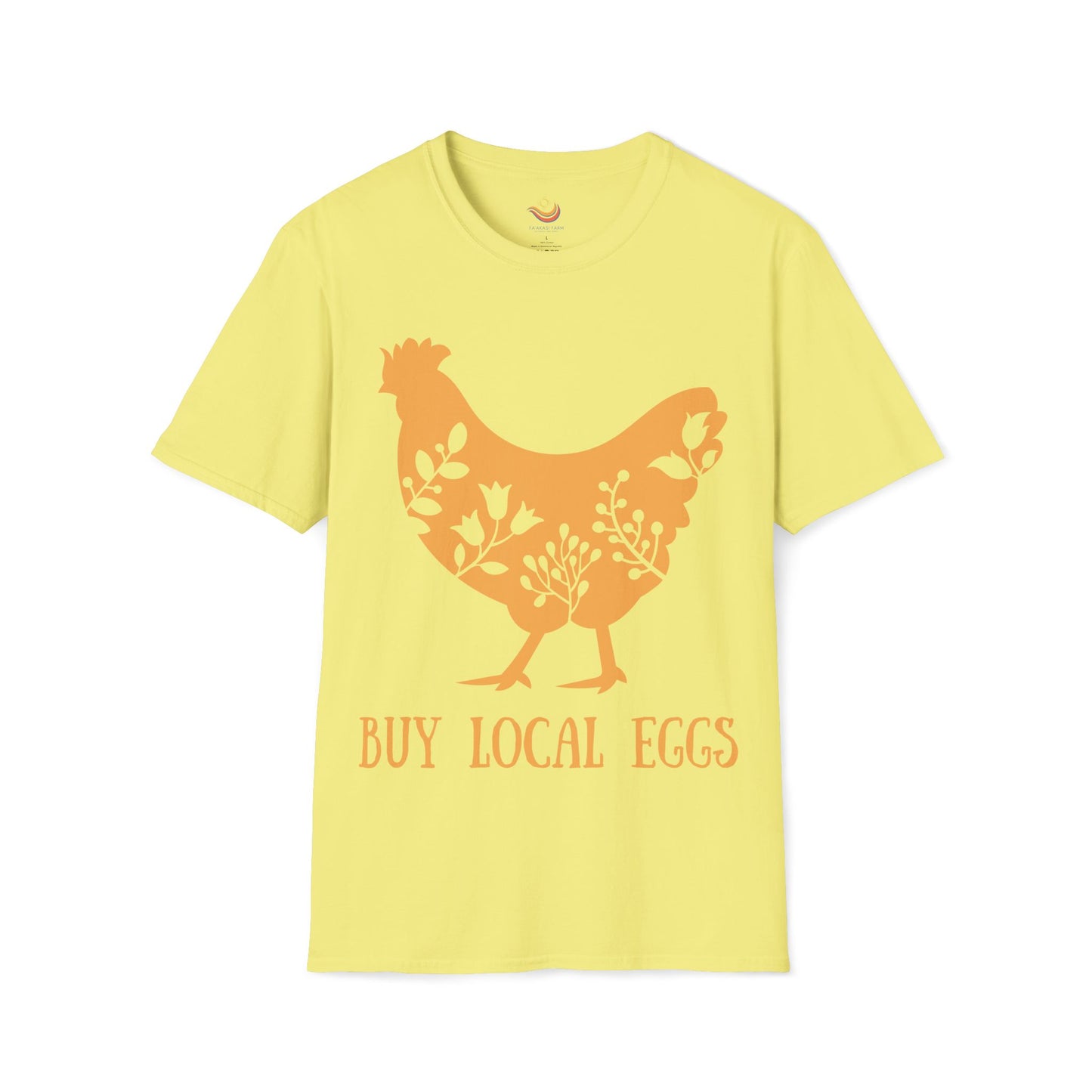 Eat Local Eggs Unisex Softstyle T-Shirt