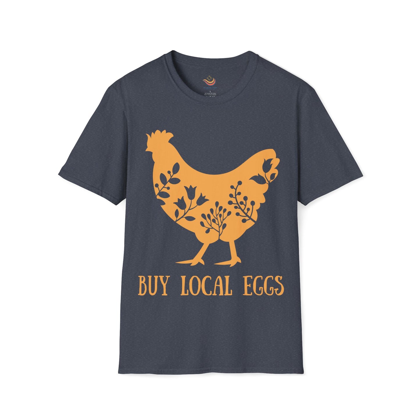 Eat Local Eggs Unisex Softstyle T-Shirt