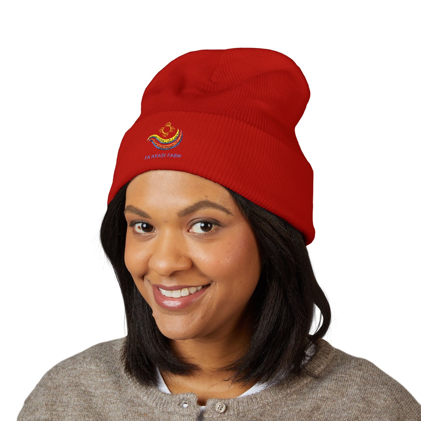 Fa’akasi Farm Classic Cuffed Beanie (Embroidery)