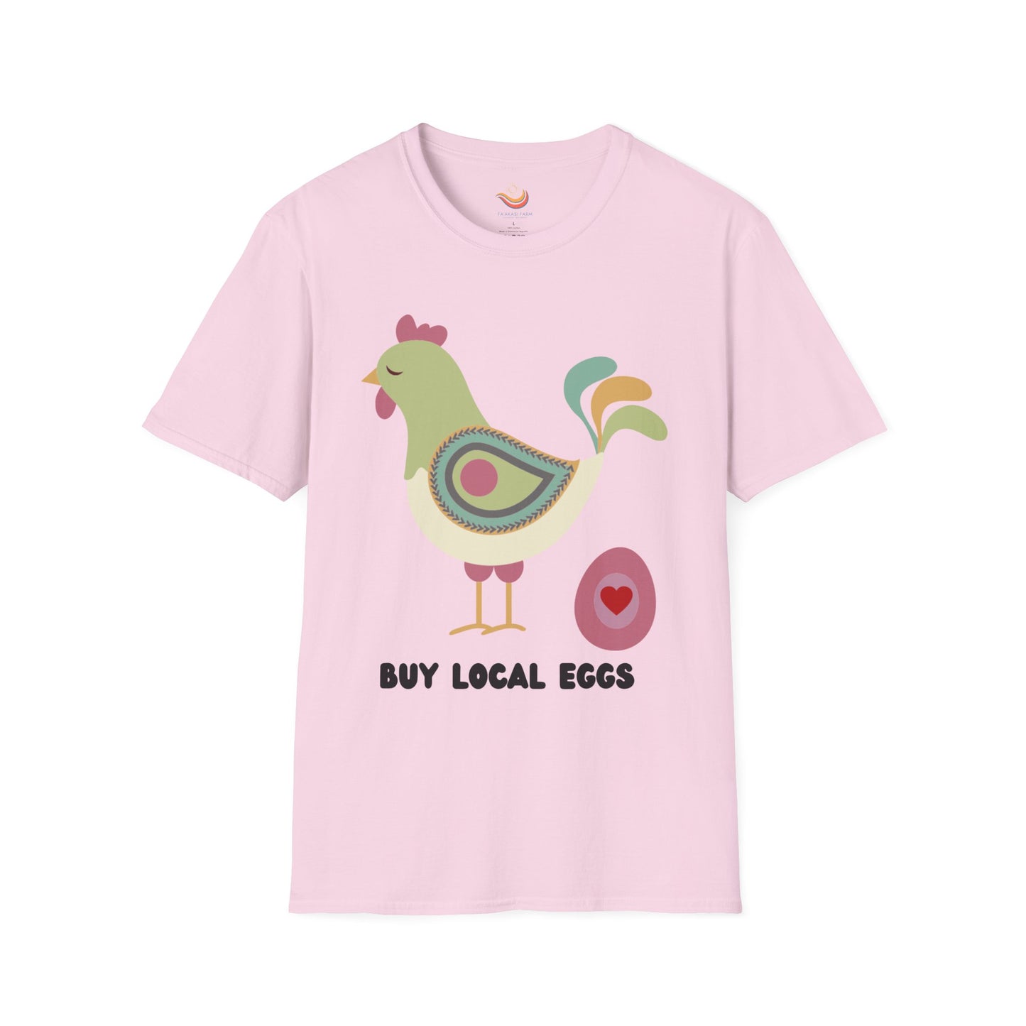 Copy of Buy Local Eggs Unisex Softstyle T-Shirt