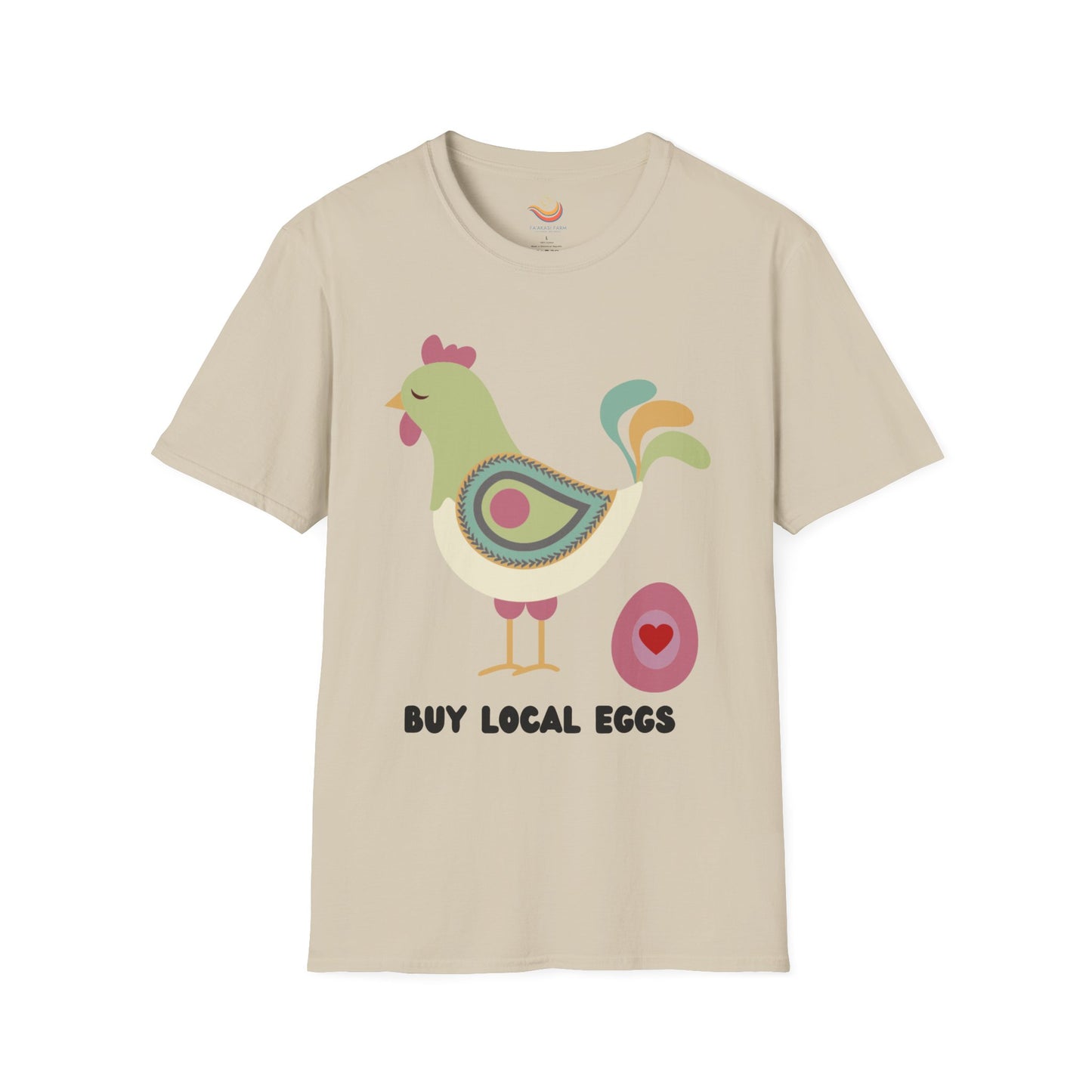 Copy of Buy Local Eggs Unisex Softstyle T-Shirt