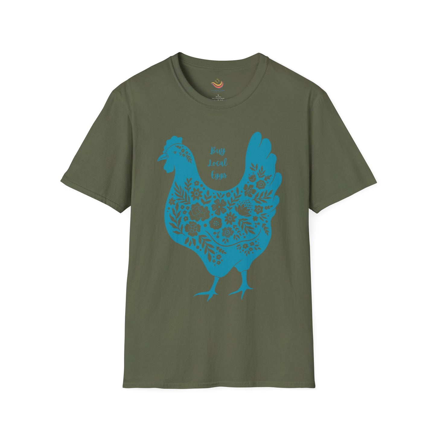 Buy Local Eggs Unisex Softstyle T-Shirt