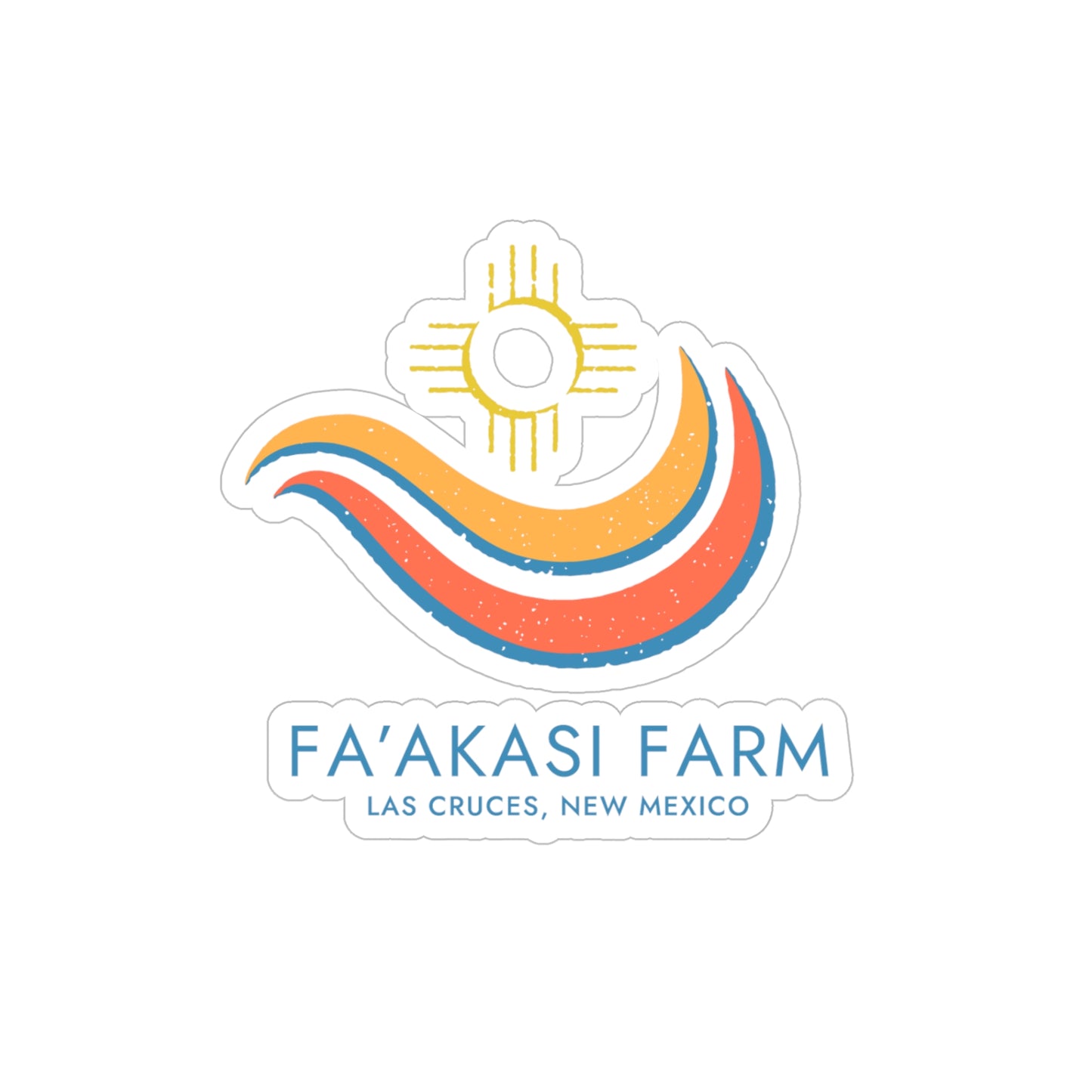 Faakasi Farm Transparent Outdoor Stickers