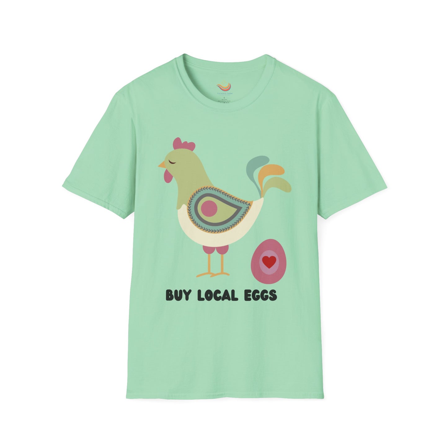 Copy of Buy Local Eggs Unisex Softstyle T-Shirt